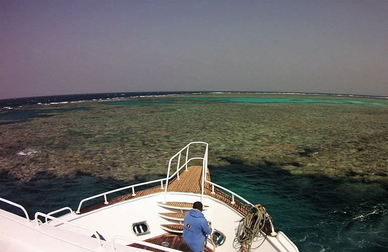 Ausflug mit dem Boot zur Paradies Insel in Hurghada