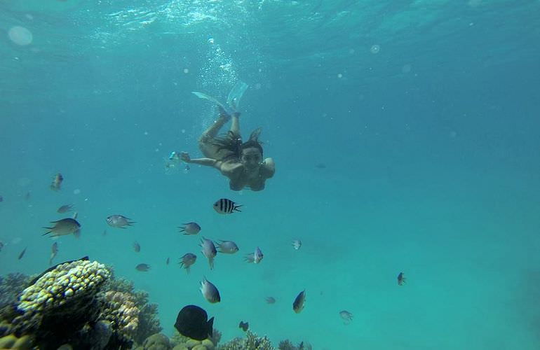 Ausflug mit dem Boot zur Paradies Insel in Hurghada