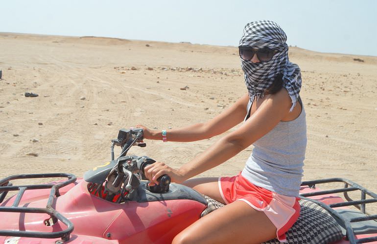 Private Quad Offroad Tour in Hurghada: ganz nach Ihren Wünschen - flexibler Ablauf