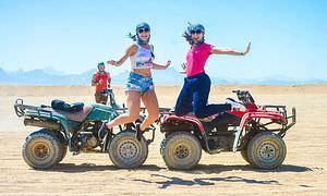 Quad Abenteuer in Hurghada: Private Tour durch die Wüste mit Abendessen