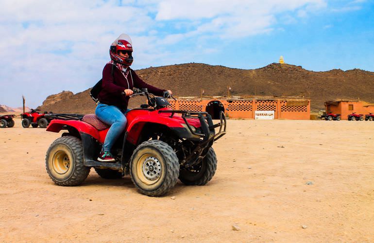 Quad Tour ab Hurghada: Wüstensafari mit dem Quad zum Beduinendorf